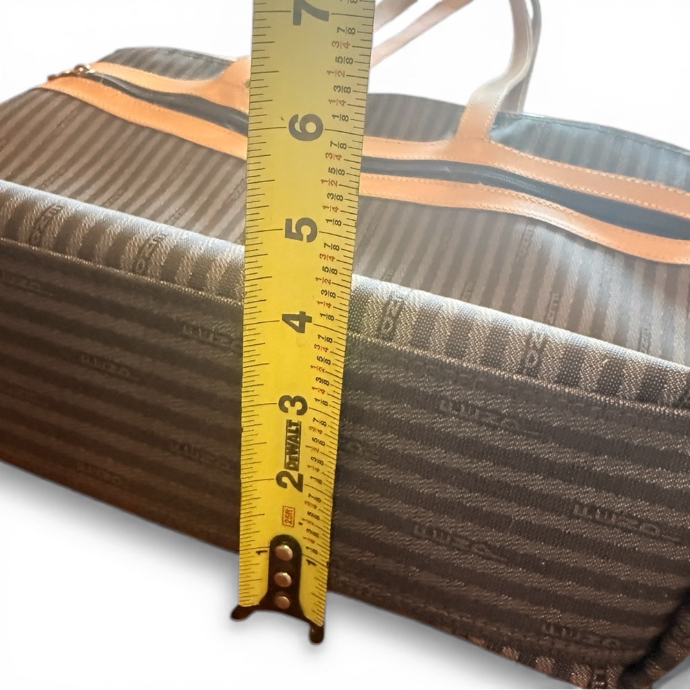 Vintage Fendi Pequin Stripe Tote Bag - Picture 14 of 15